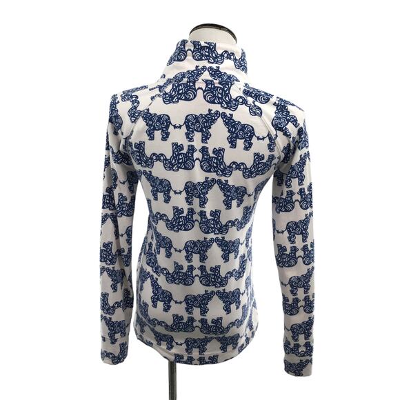 Lilly Pulitzer Elephant Print Pack Your Trunk Captain Popover - Picture 9 of 12